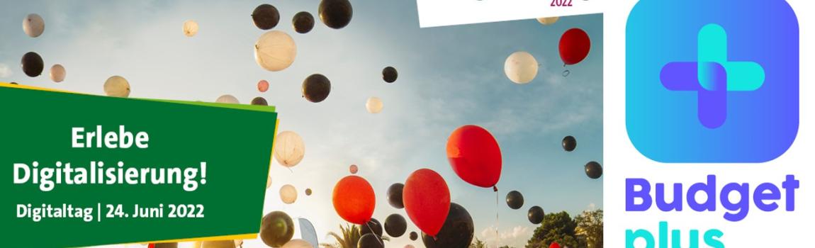 DFA Digital für alle gGmbH / DSV Logo Digitaltag, Logo Budget Plus