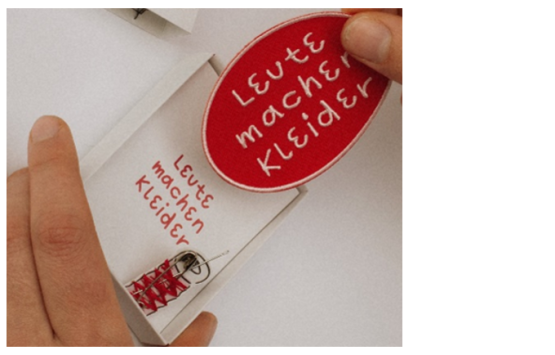 Reparaturset mit Flicken "Leute machen Kleider"